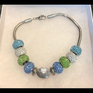 Celebrate Life Charm bracelet and beads